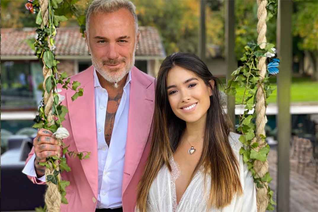 Gianluca Vacchi y Sharon Fonseca anuncian que ya han sido padres