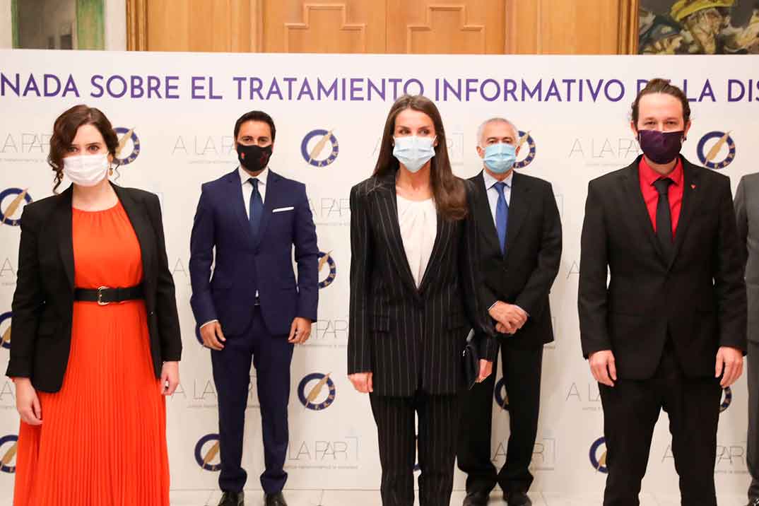 Reina Letizia - IV Jornada sobre Tratamiento Informativo de la Discapacidad en los Medios© Casa S.M.El Rey