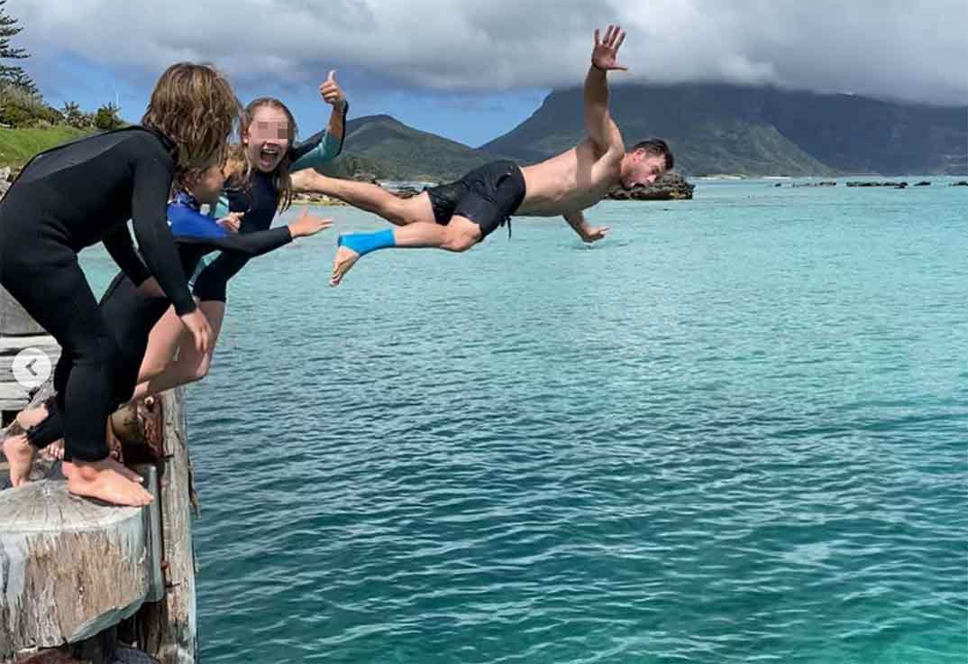 Elsa Pataky y Chris Hemsworth © Instagram