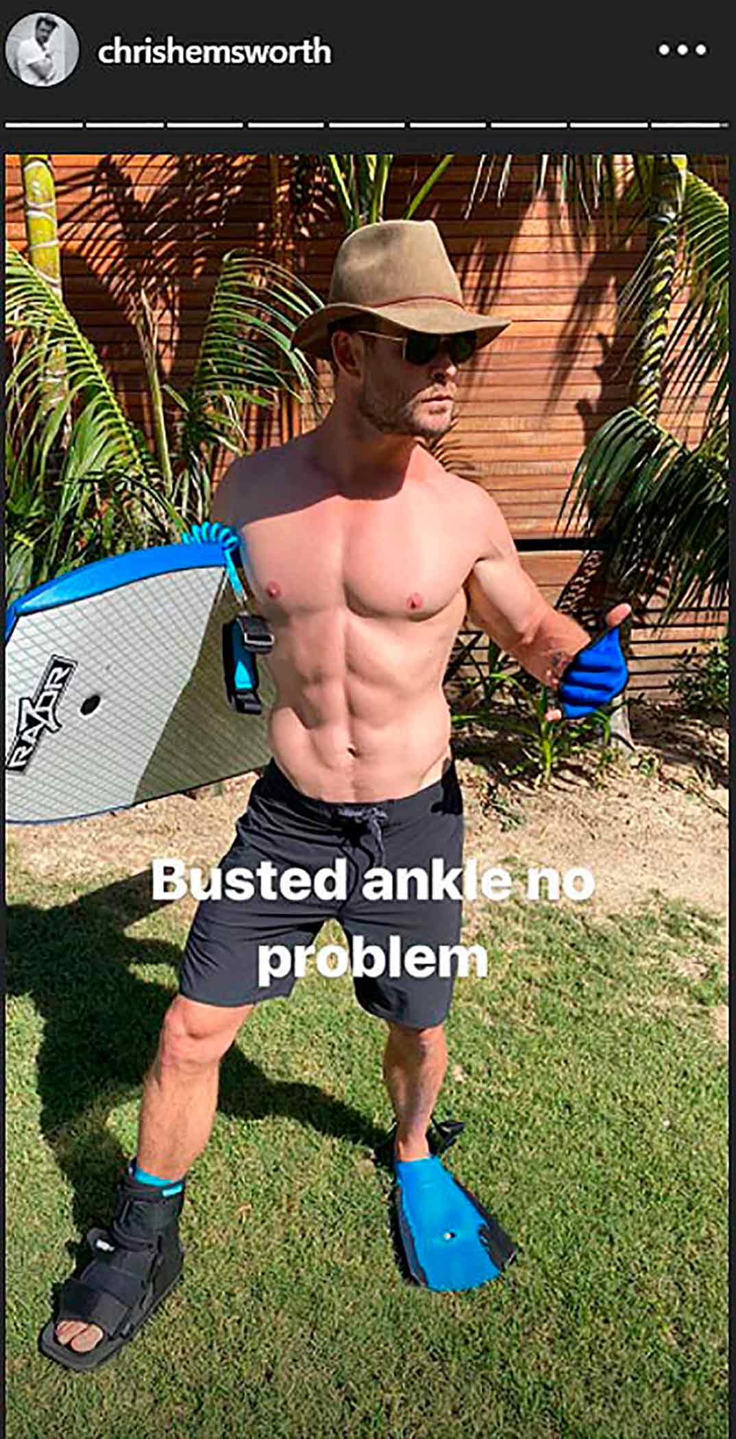 Chris Hemsworth © Instagram