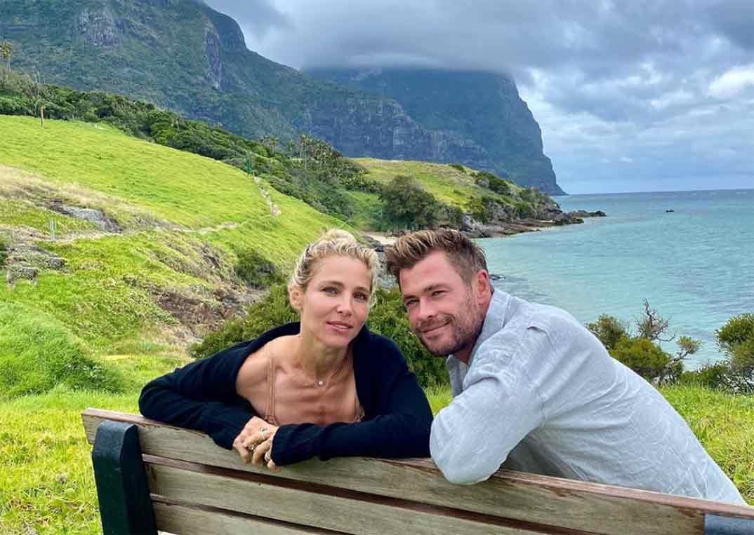 Elsa Pataky y Chris Hemsworth © Instagram