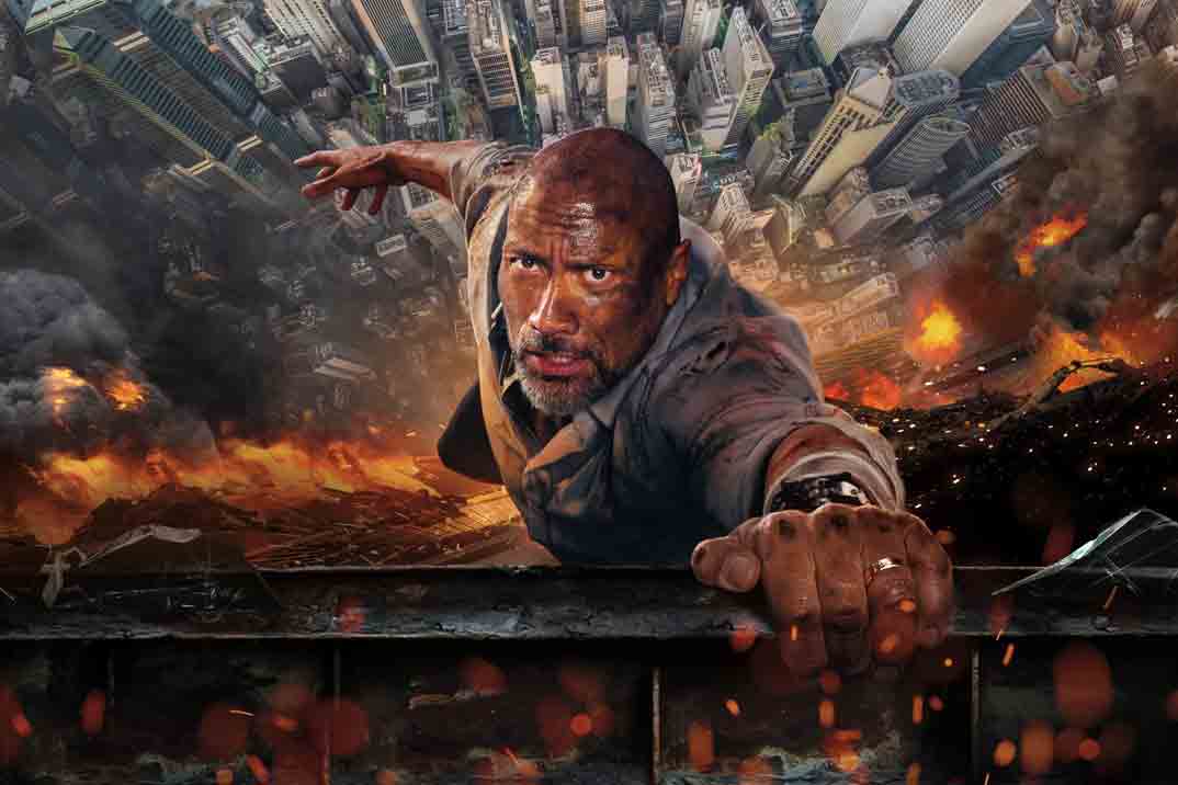 «El rascacielos» protagonizado por Dwayne Johnson esta noche en Telecinco