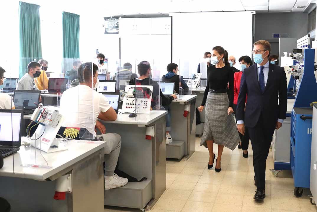  Reina Letizia - Apertura del Curso de Formación Profesional 2020/2021 © Casa S.M. El Rey