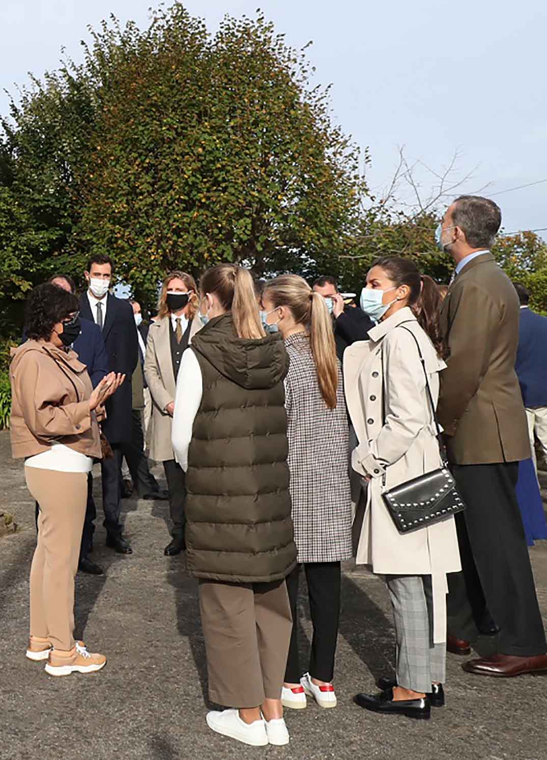 Reyes Felipe y Letizia, princesa Leonor e infanta Sofía - Asturias - Visita Pueblo Ejemplar 2020 © Casa S.M. El Rey