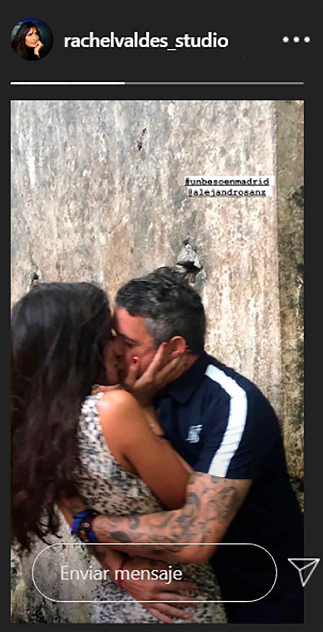 Alejandro Sanz y Rachel Valdés © Instagram