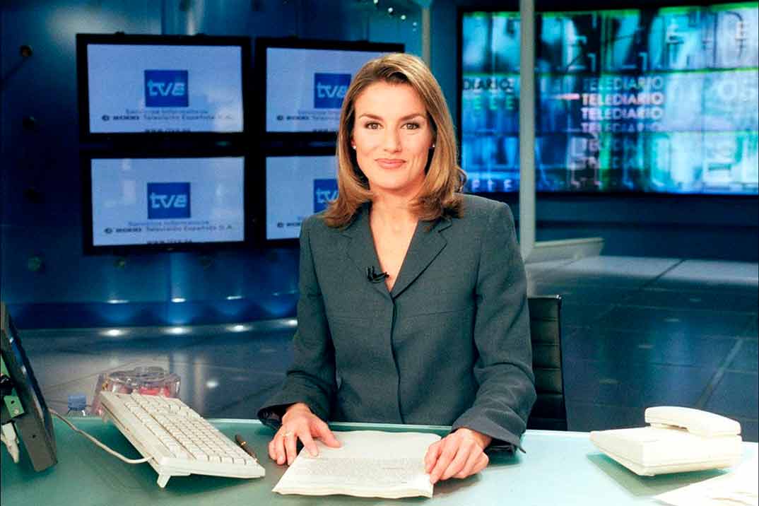 Reina Letizia en el Telediario © RTVE