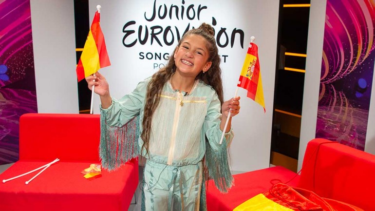 Soleá consigue el tercer puesto en Eurovisión Junior con ‘Palante’