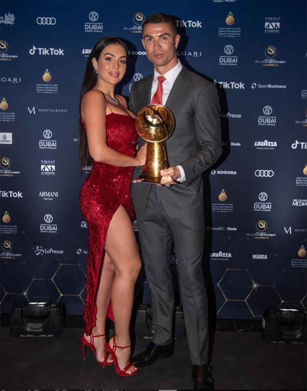 Cristiano Ronaldo con Georgina Rodríguez © Instagram