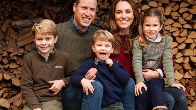 La simpática y entrañable felicitación navideña de los duques de Cambridge y sus hijos