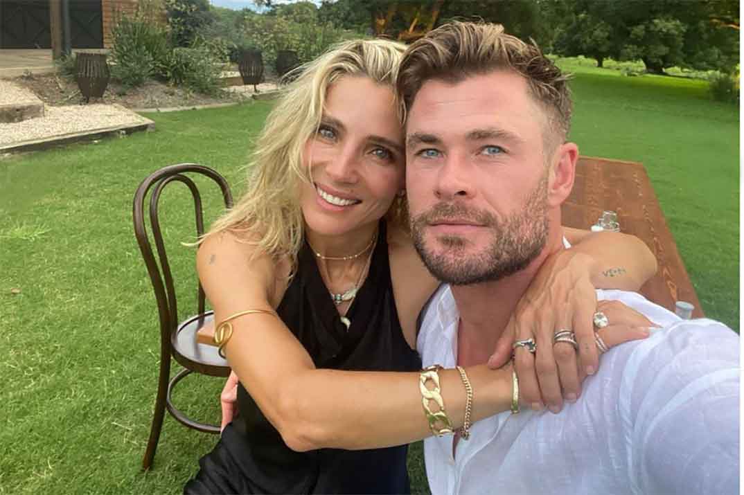 Elsa Pataky y Chris Hemsworth © Instagram