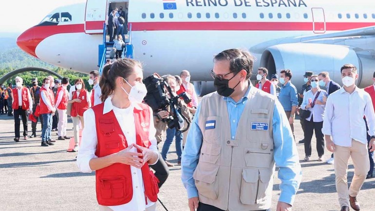 La reina Letizia comienza su viaje humanitario a Honduras