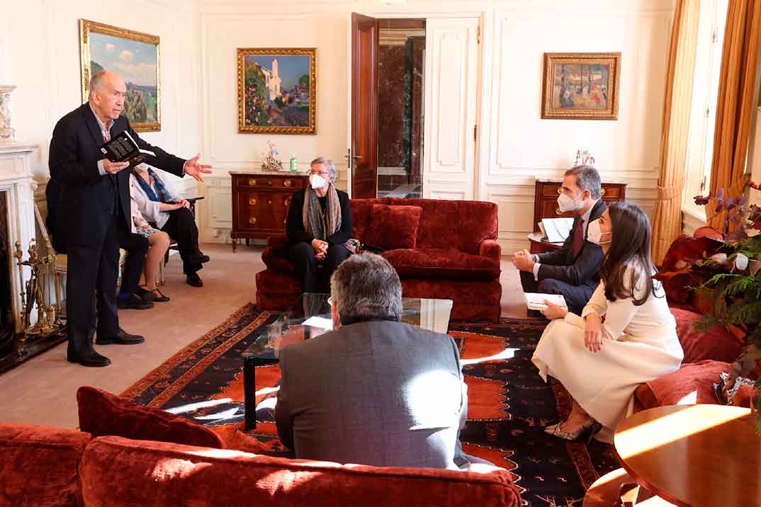 Reyes Felipe y Letizia - Premio Cervantes 2019 Joan Margarit © Casa S.M. El Rey