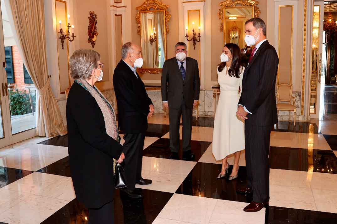 Reyes Felipe y Letizia - Premio Cervantes 2019 Joan Margarit © Casa S.M. El Rey