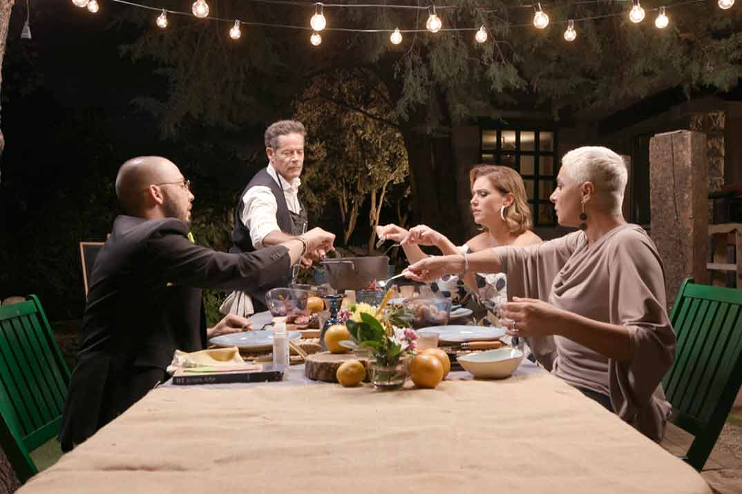 Jose Antonio Avilés, Jorge Sanz, María Jesús Ruíz y Ana María Aldón - Ven a cenar conmigo. Gourmet Edition © Telecinco