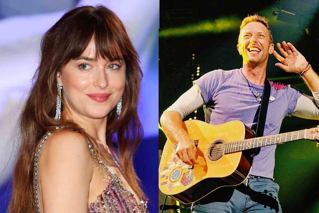 Dakota Johnson y Chris Martin