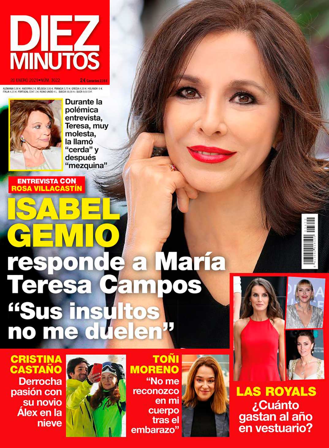 Isabel Gemio -Revista Diez Minutos