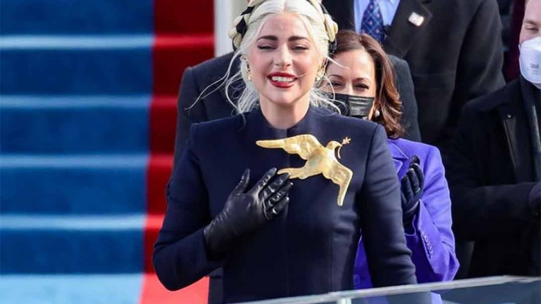 Los estilismos de Lady Gaga, Katy Perry y Jennifer López en la investidura de Joe Biden