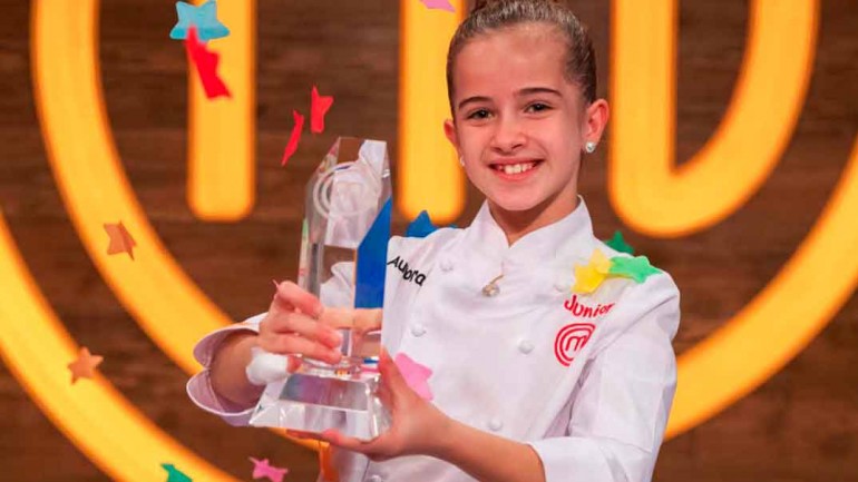 Aurora se convierte en la ganadora de ‘MasterChef Junior 8’
