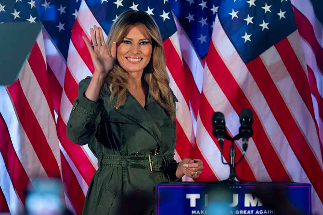 Melania Trump se despide de la Casa Blanca