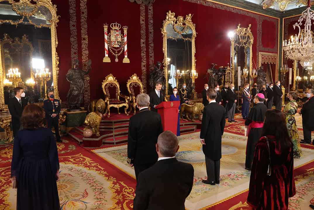 Reyes Felipe y Letizia - Recepción anual al Cuerpo Diplomático © Casa S.M. El Rey