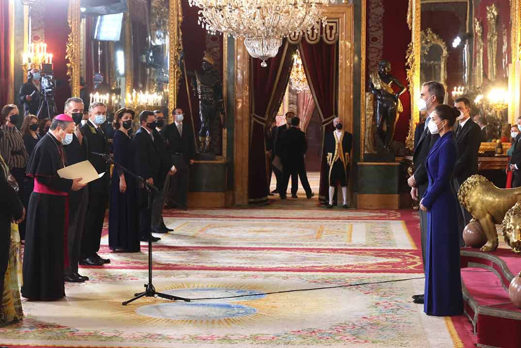 Reyes Felipe y Letizia - Recepción anual al Cuerpo Diplomático © Casa S.M. El Rey