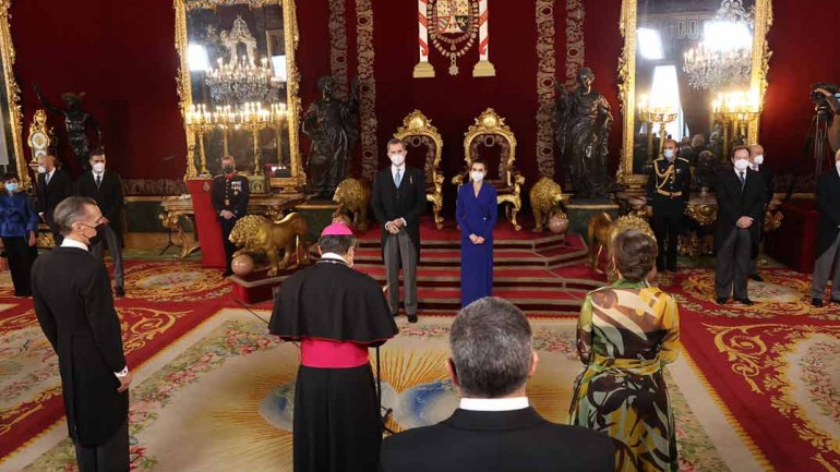 Los Reyes celebran la tradicional recepción al Cuerpo Diplomático