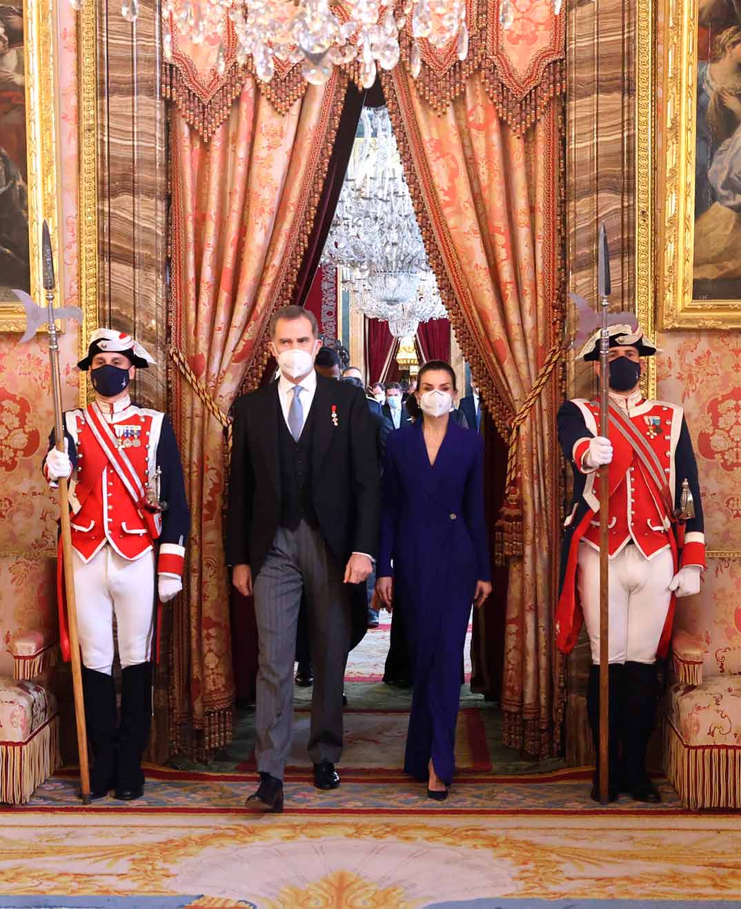 Reyes Felipe y Letizia - Recepción anual al Cuerpo Diplomático © Casa S.M. El Rey