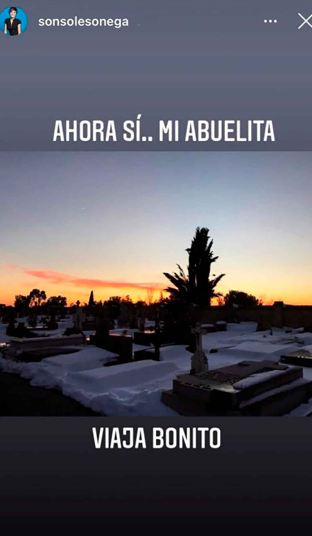 Sonsoles Ónega © Stories/Instagram