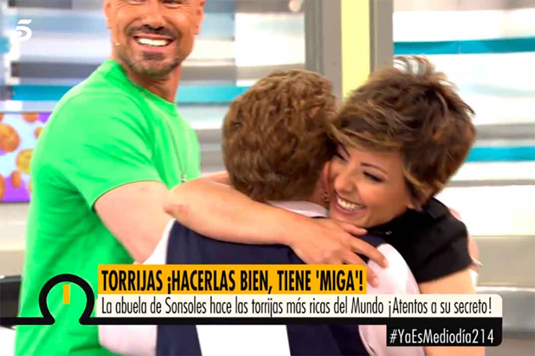 Sonsoles Ónega y su abuela - Ya es mediodía © Telecinco