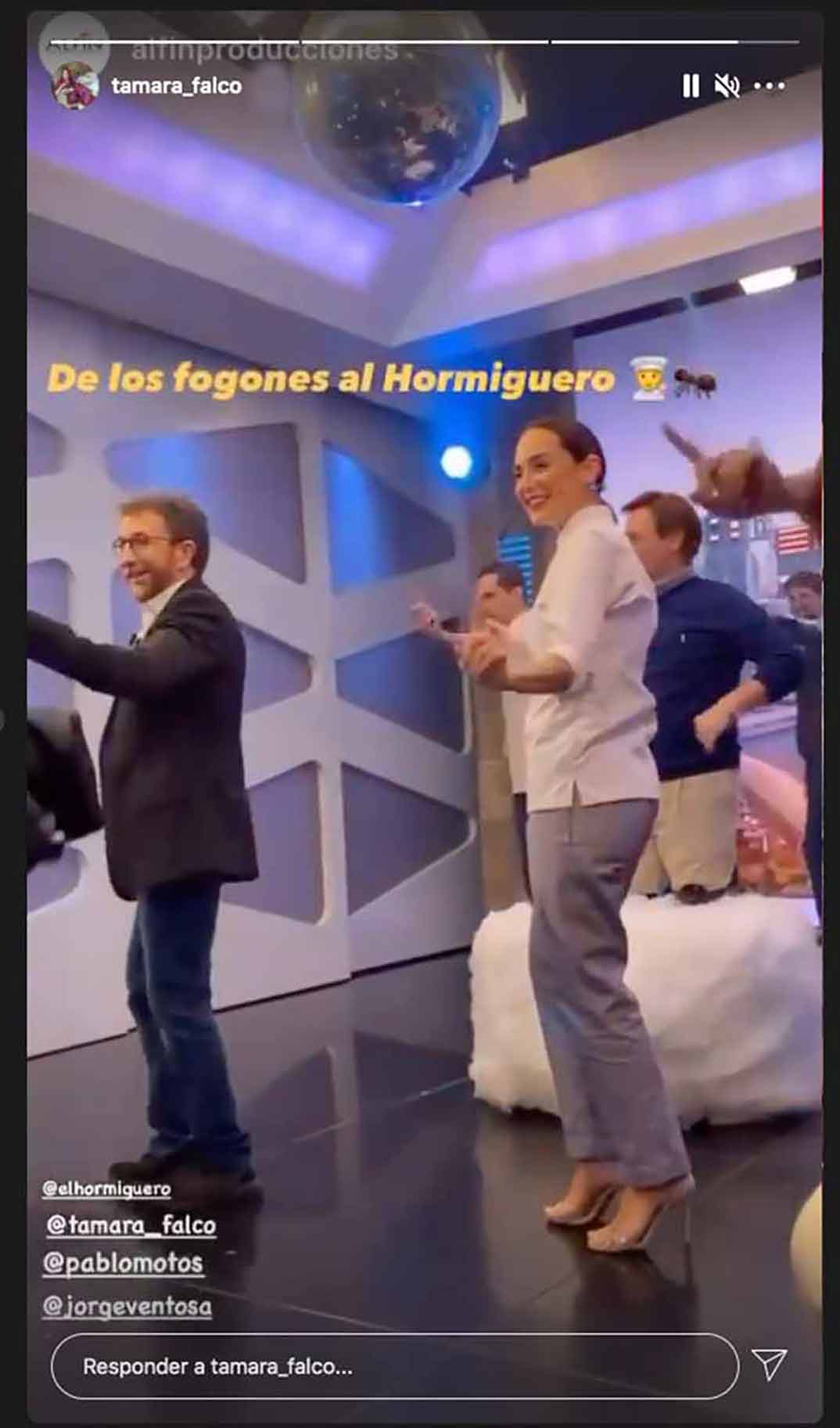 Tamara Falcó -El Hormiguero © Redes Sociales