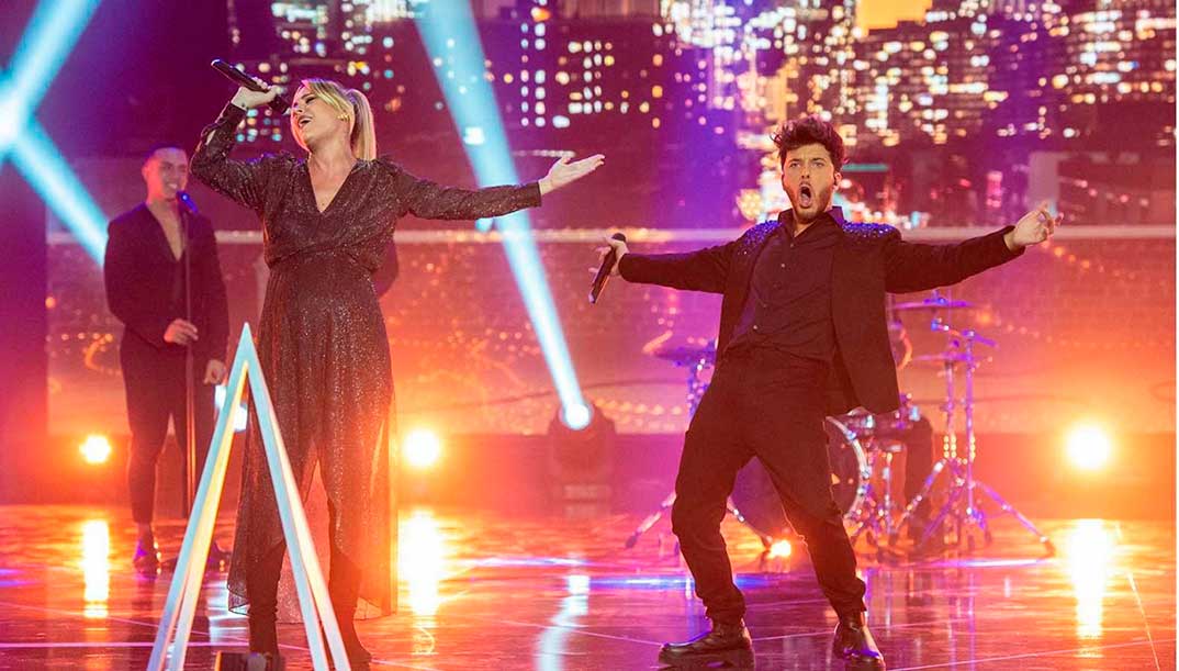 Blas Cantó y Edurne © RTVE