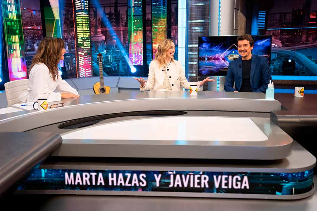 Marta Hazas y Javier Veiga - El Hormiguero © Antena 3