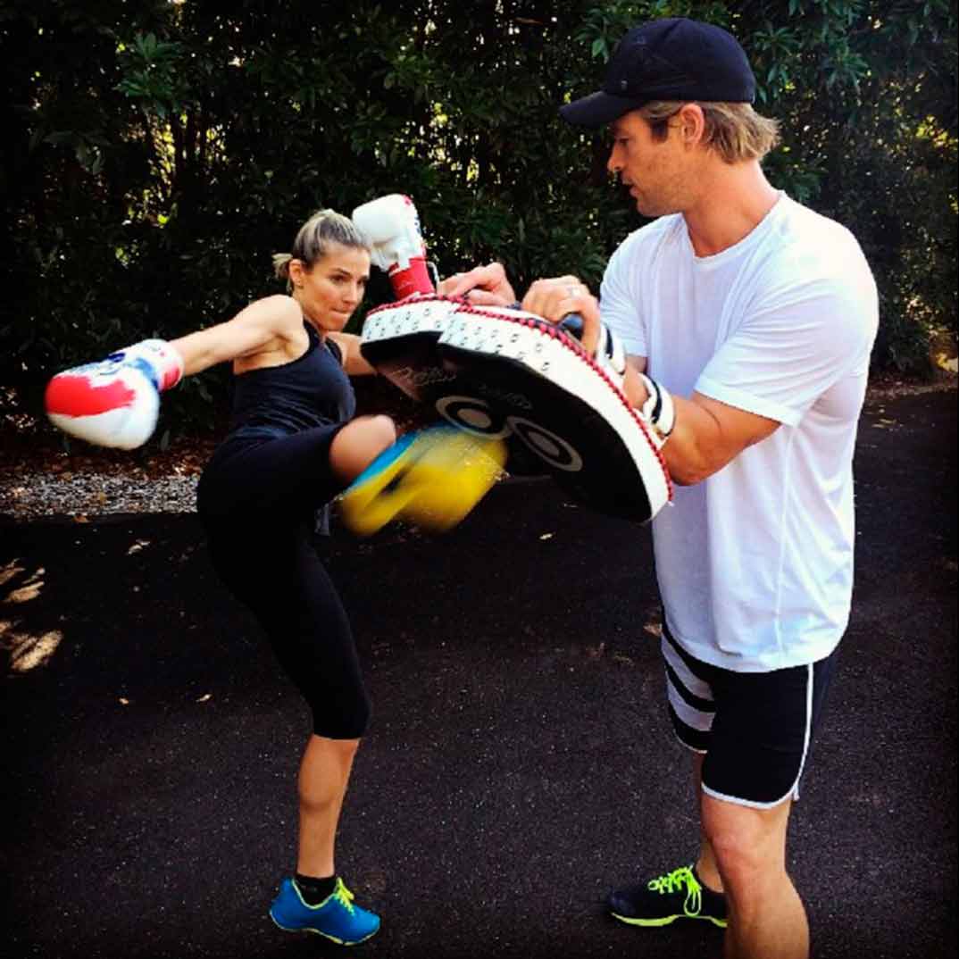 Elsa Pataky y Chris Hemsworth © Instagram