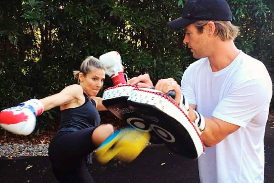 Elsa Pataky y Chris Hemsworth © Instagram