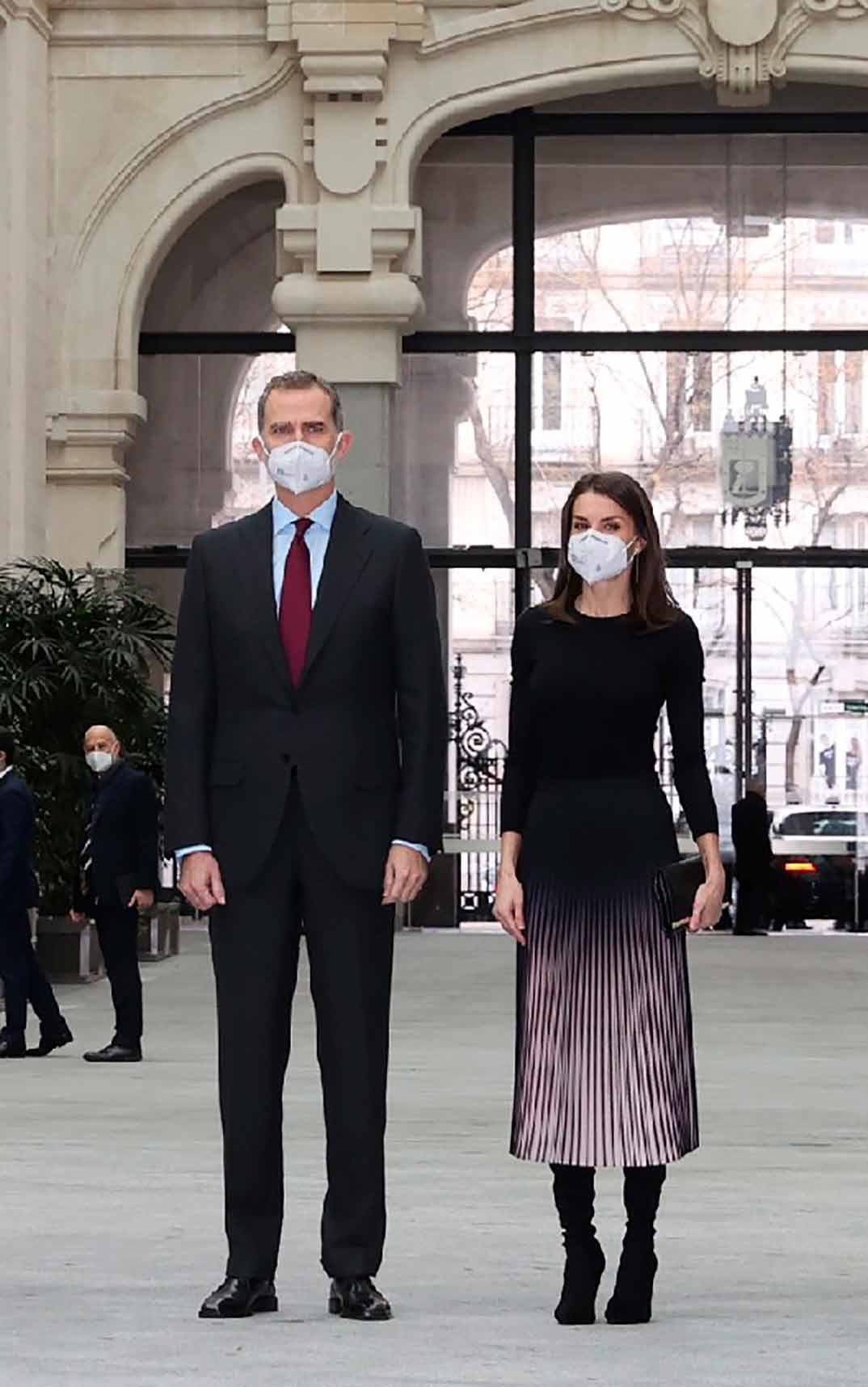  Reyes Felipe y Letizia - Premios de la Asociación de la Prensa de Madrid (APM) 2019 y 2020 © Casa S.M. El Rey