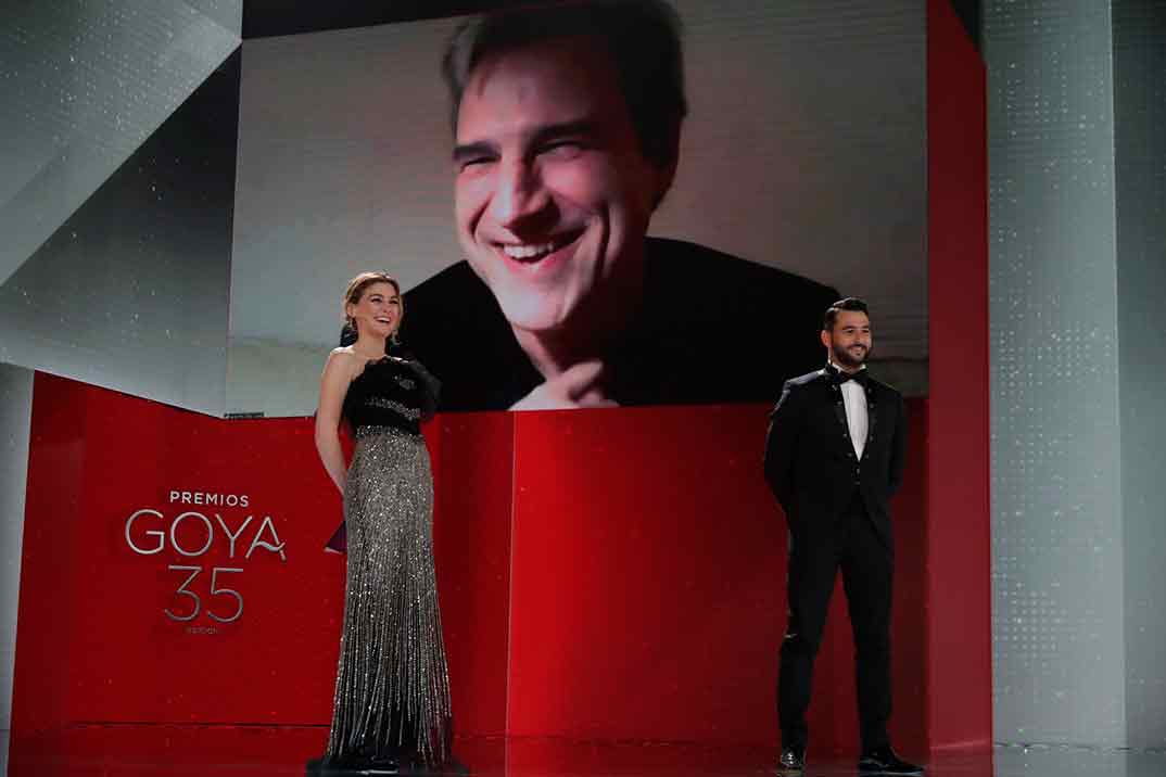 Alberto San Juan por Sentimental Goya Mejor Actor de Reparto ©Miguel Córdoba – Cortesía de la Academia de Cine