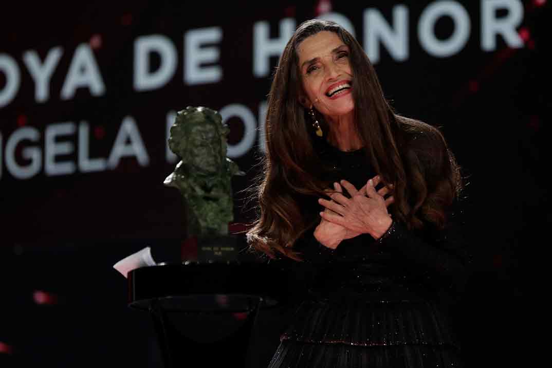 Ángela Molina Goya de Honor 2021 ©Miguel Córdoba – Cortesía de la Academia de Cine