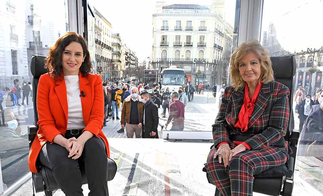 María Teresa Campos e Isabel Díaz Ayuso - Las Campos Móvil © Mediaset