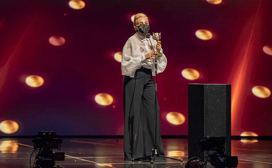 Elena Irureta - Premios Feroz 2021 @PremiosFeroz