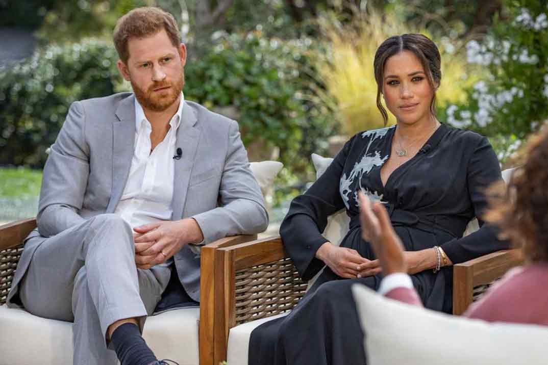 Príncipe Harry y Meghan Markle - Entrevista con Oprah Winfrey © CBS