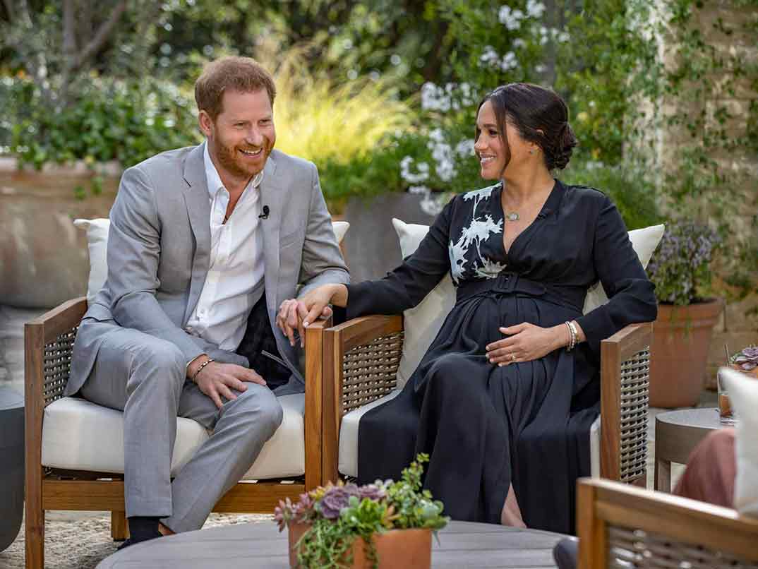 Príncipe Harry y Meghan Markle - Entrevista con Oprah Winfrey © CBS