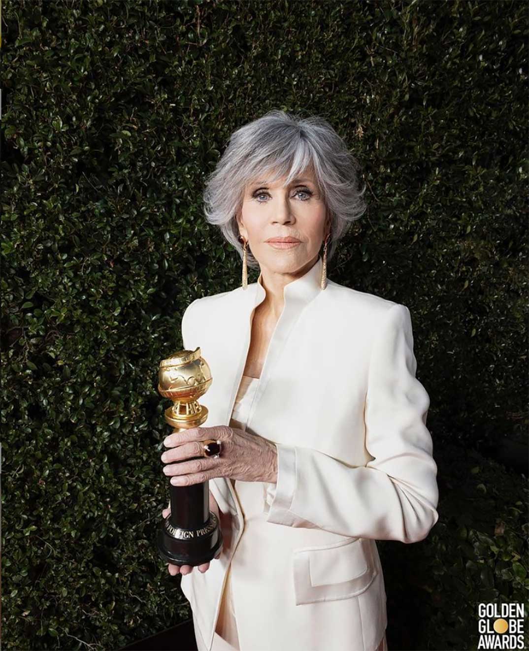 Jane Fonda - Globos de Oro 2021 © Instagram