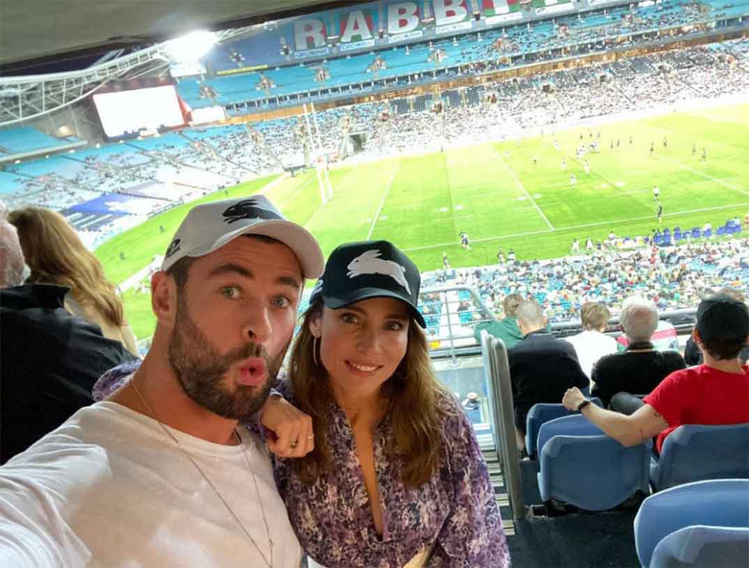 Elsa Pataky, Chris Hemsworth © Instagram