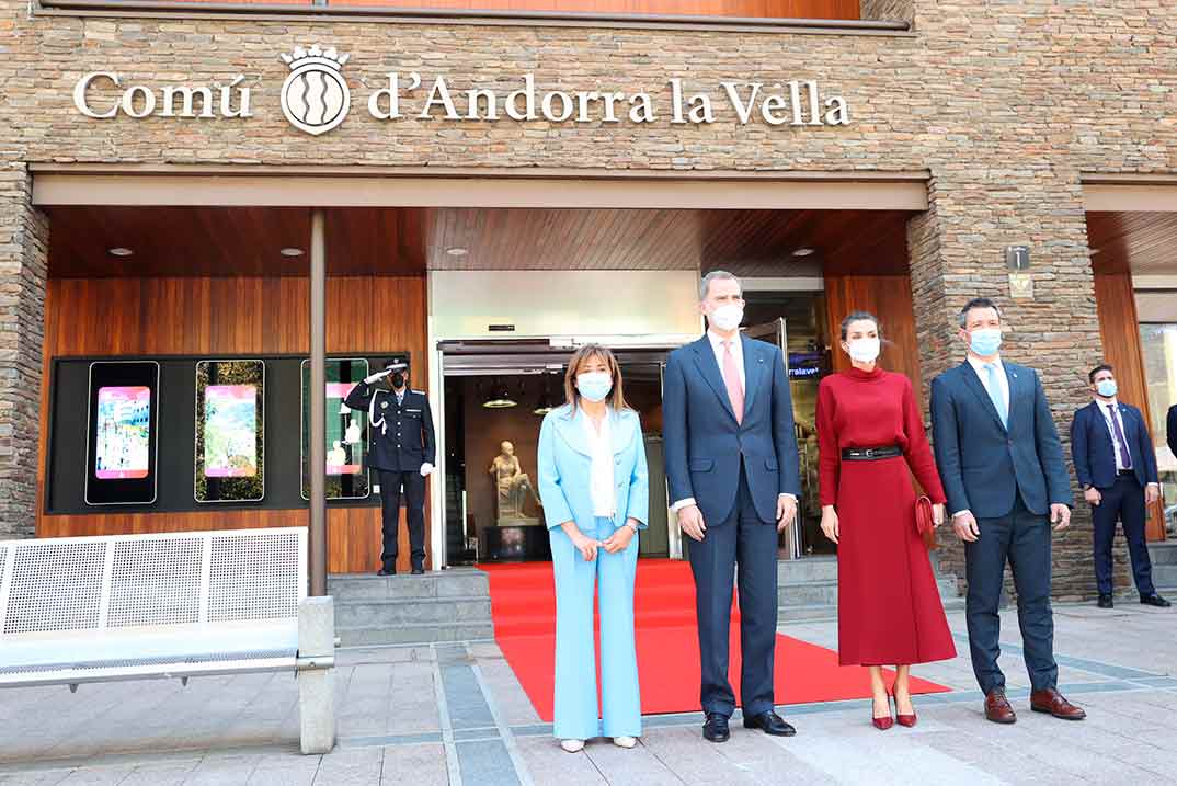 Reyes Felipe y Letizia - Viaje oficial Andorra © Casa S.M. El Rey