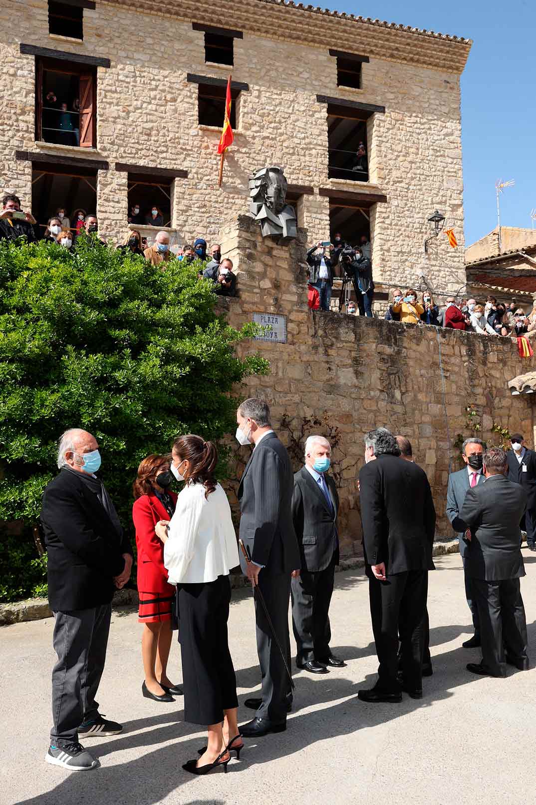 Reyes Felipe y Letizia en Fuendetodos (Zaragoza)© Casa S.M. El Rey