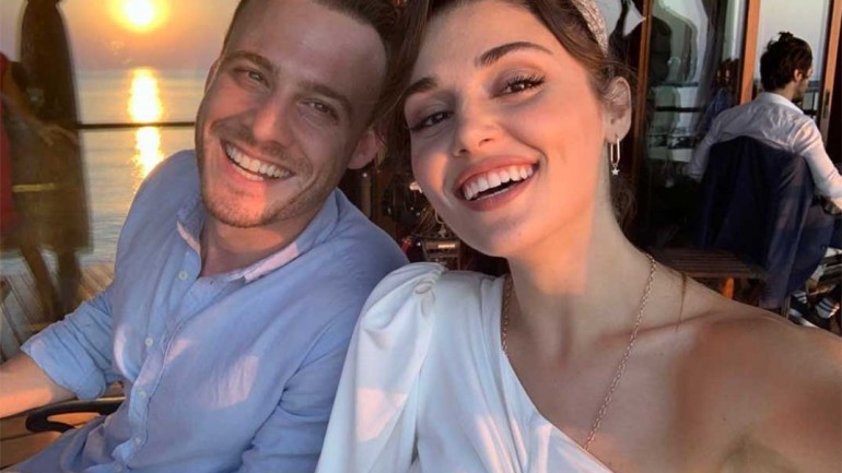 Hande Erçel y Kerem Bürsin confirman su relación en Maldivas