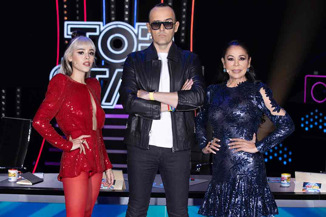 Danna Paola, Isabel Pantoja y Risto Mejide - ‘Top Star. ¿Cuánto vale tu voz?' © Mediaset