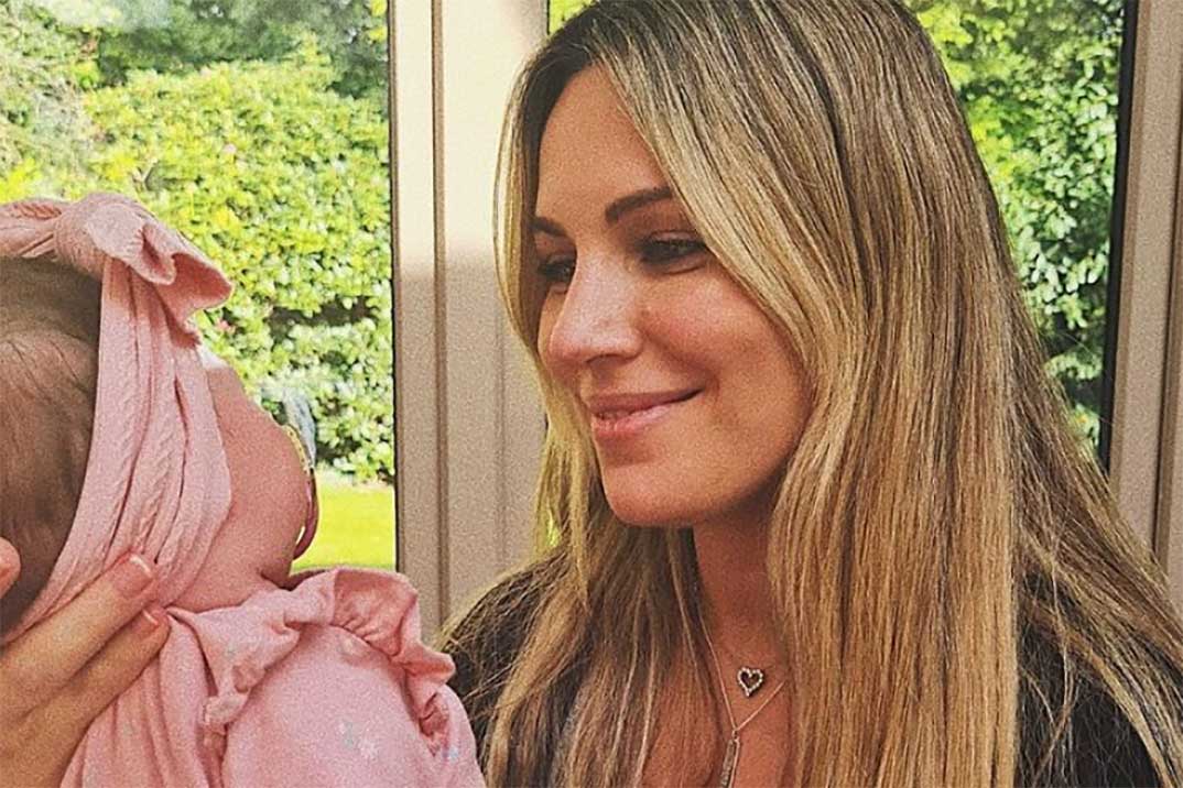 Edurne celebra el primer mes de su pequeña Yanay