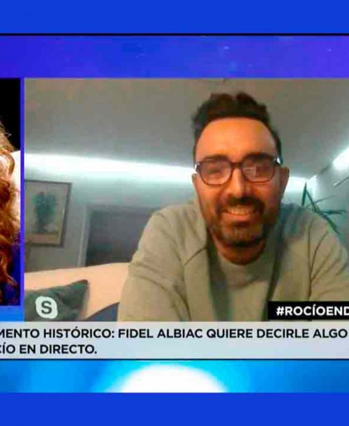 Fidel Albiac aparece por primera vez en televisión para apoyar a Rocío Carrasco