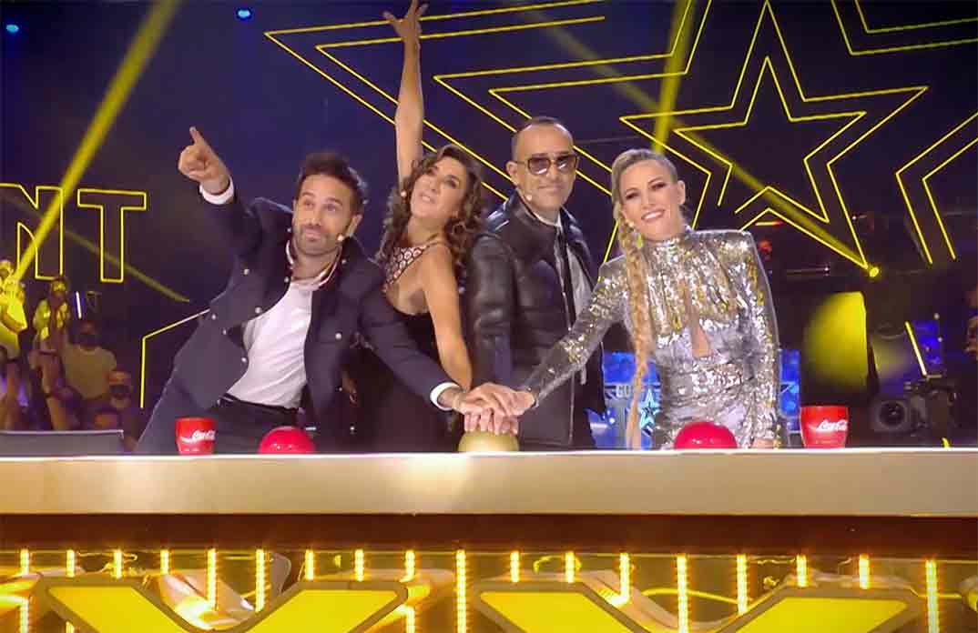 Dani Martínez, Paz Padilla, Risto Mejide y Edurne - Got Talent España © Telecinco